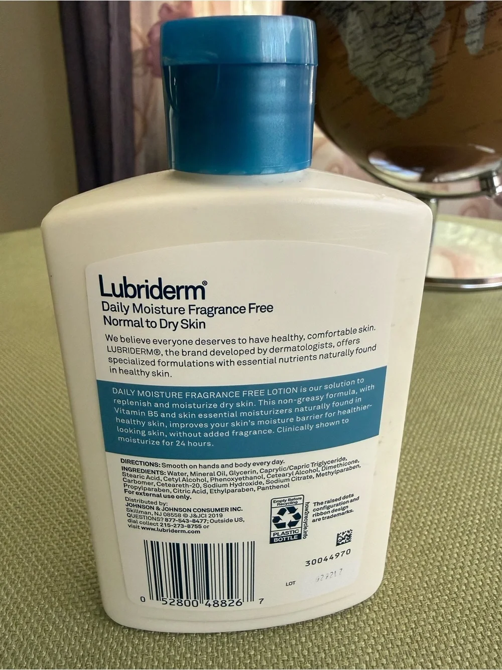 🌞 4/$20 Lubriderm Daily Moisture Lotion - Fragrance Free Normal to Dry Skin 6 oz
